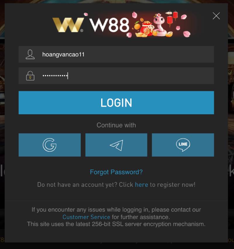 Hướng Dẫn Đăng Nhập W88 - Truy Cập Nhanh, Tiện Lợi 5 tien hanh dang nhap w88