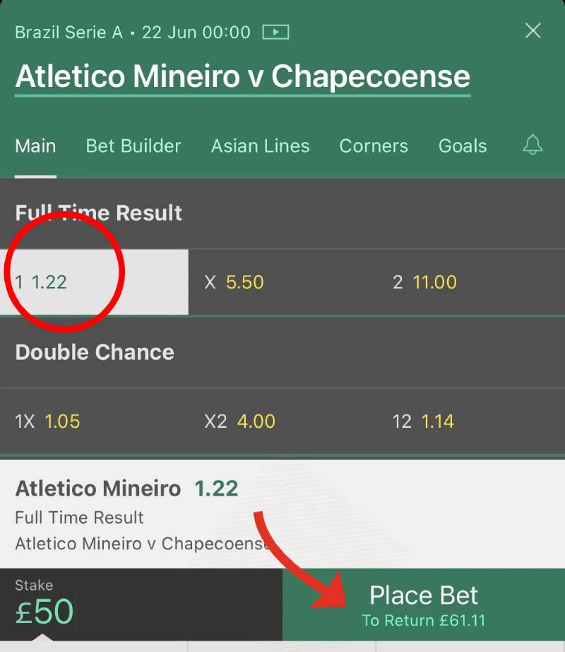 Công thức cá độ bóng đá cho kèo Tài Xỉu