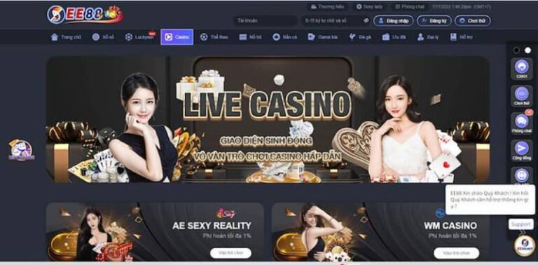 7 Kinh Nghiệm Thực Chiến Khi Chơi Ee88 Live Casino